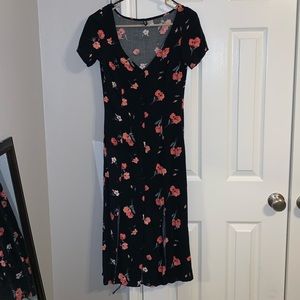 button up short sleeved dress